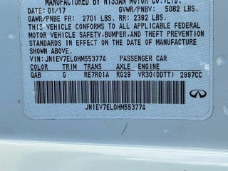 2017 Infiniti Q60 thumbnail – North Miami Beach, FL – 45