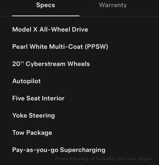 Tesla Model X for sale Las Vegas