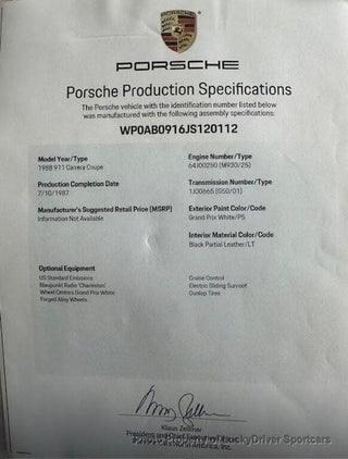 1988 Porsche 911 thumbnail – Miami, FL – 49