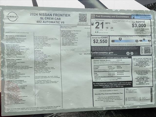 2024 Nissan Frontier SL
                                    for sale in Pembroke Pines, FL – photo 32