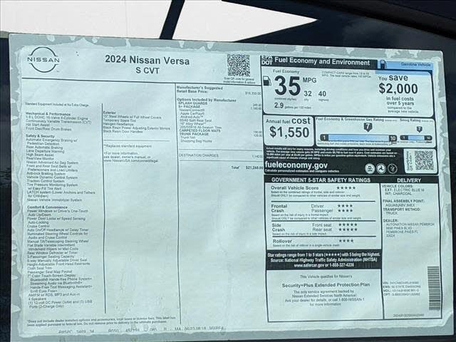 2024 Nissan Versa S
                                    for sale in Pembroke Pines, FL – photo 32