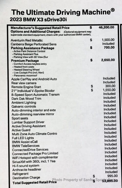 2023 BMW X3 sDrive30i
                                    for sale in Miami, FL – photo 63
