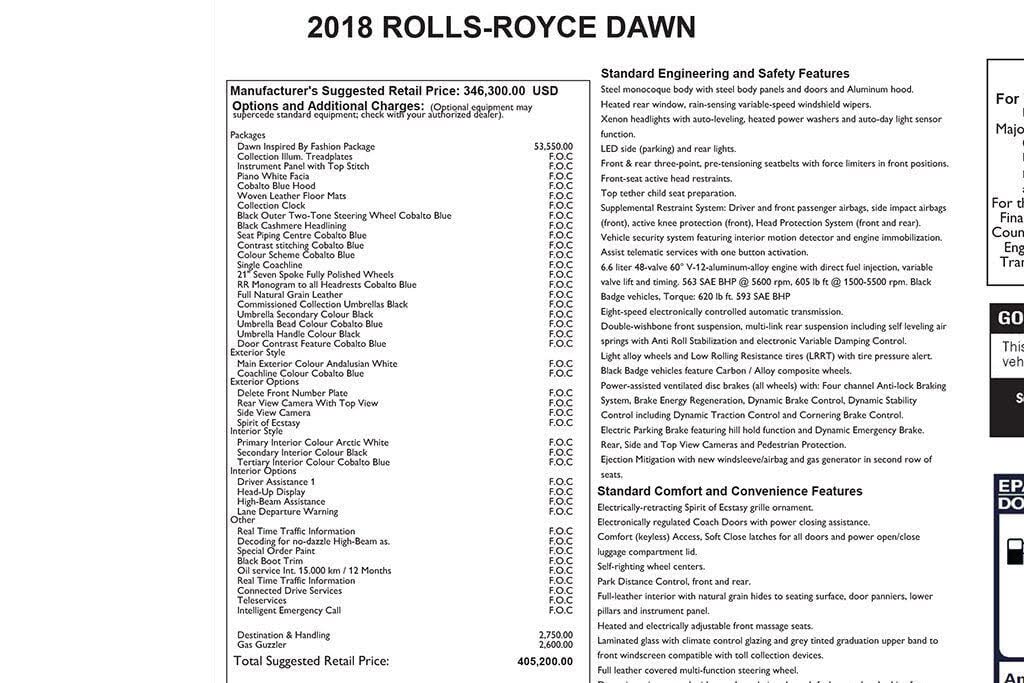 2018 Rolls-Royce Dawn Base
                                    for sale in Pompano Beach, FL – photo 34