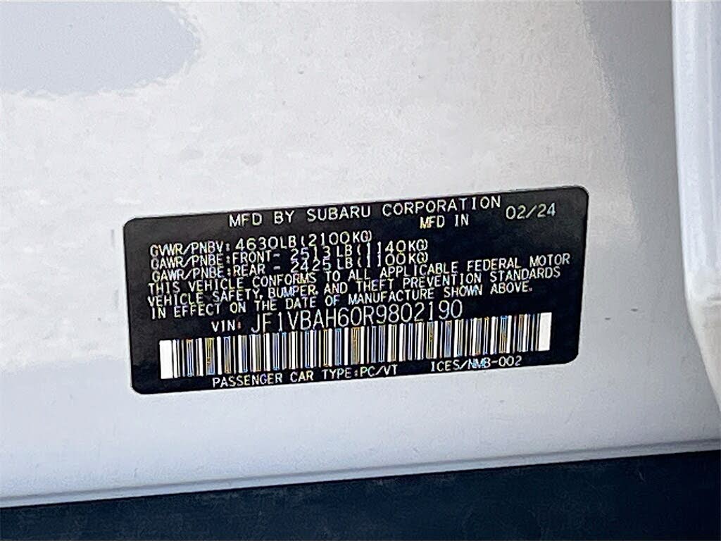 Image of 2024 Subaru WRX