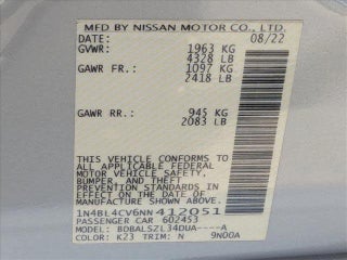 2022 Nissan Altima thumbnail – Pembroke Pines, FL – 22