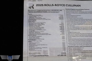 2025 Rolls-Royce Cullinan thumbnail – Fort Lauderdale, FL – 40