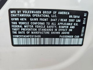 2015 Volkswagen Passat thumbnail – Hollywood, FL – 74