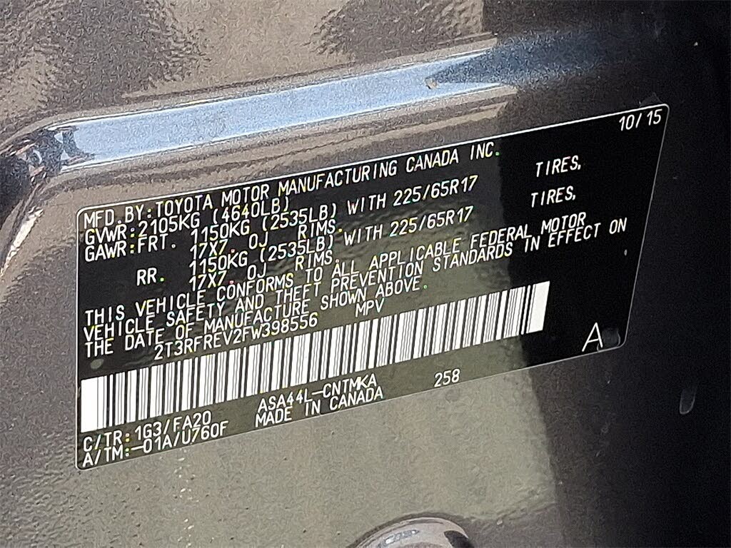 Image of 2015 Toyota RAV4
