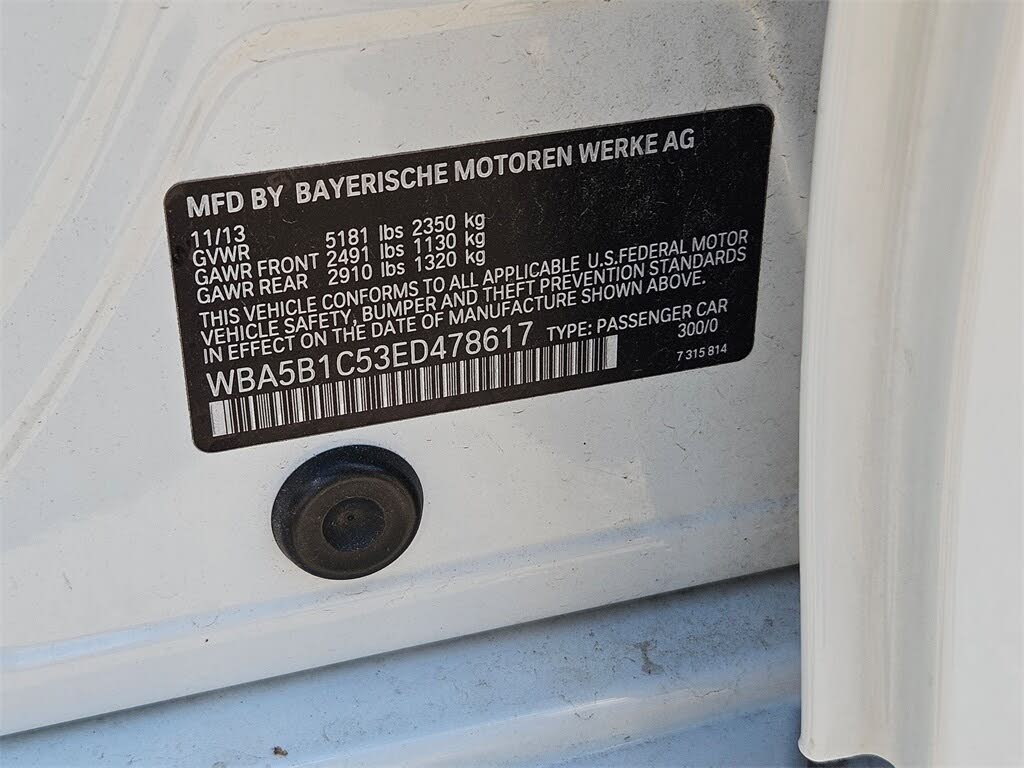 Image of 2014 BMW 5 Series