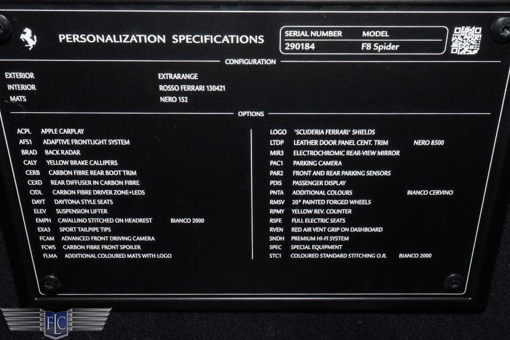 2023 Ferrari F8 Spider Base
                                    for sale in Fort Lauderdale, FL – photo 42