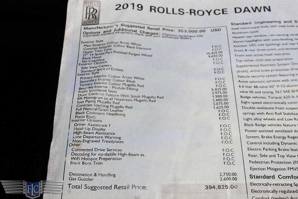 2019 Rolls-Royce Dawn Base
                                    for sale in Fort Lauderdale, FL – photo 94