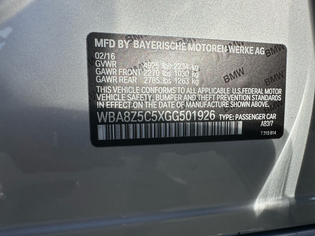 2016 BMW 3 Series 328i xDrive Gran Turismo
                                    for sale in Miami, FL – photo 68