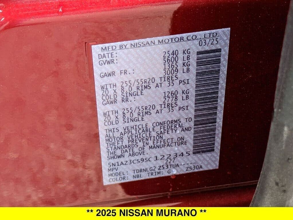 2025 Nissan Murano