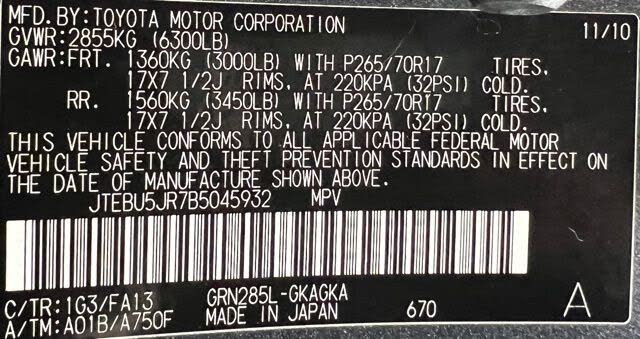 2011 Toyota 4Runner
