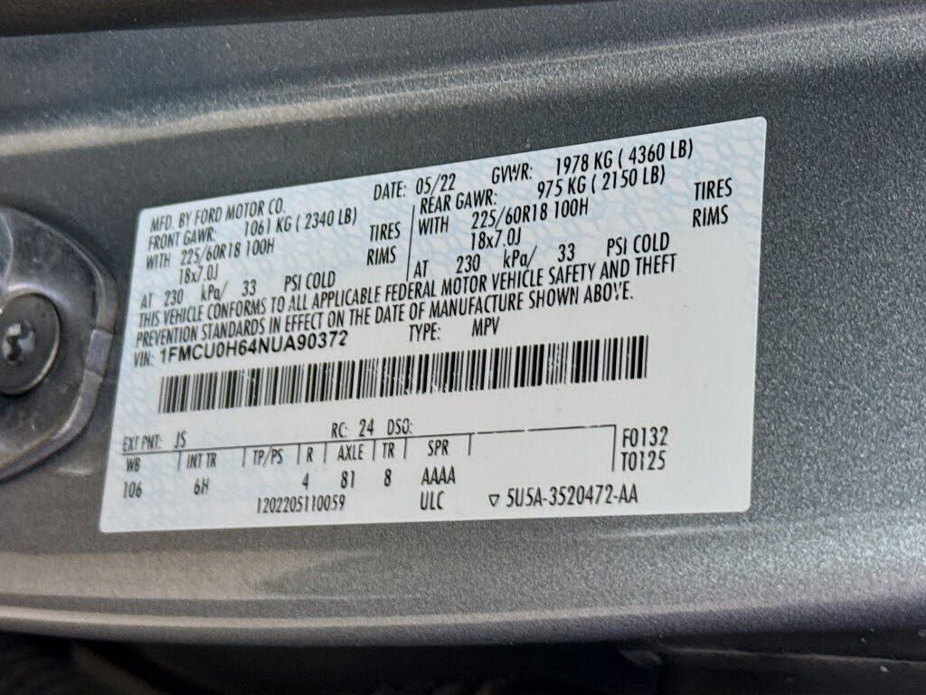 2022 Ford Escape