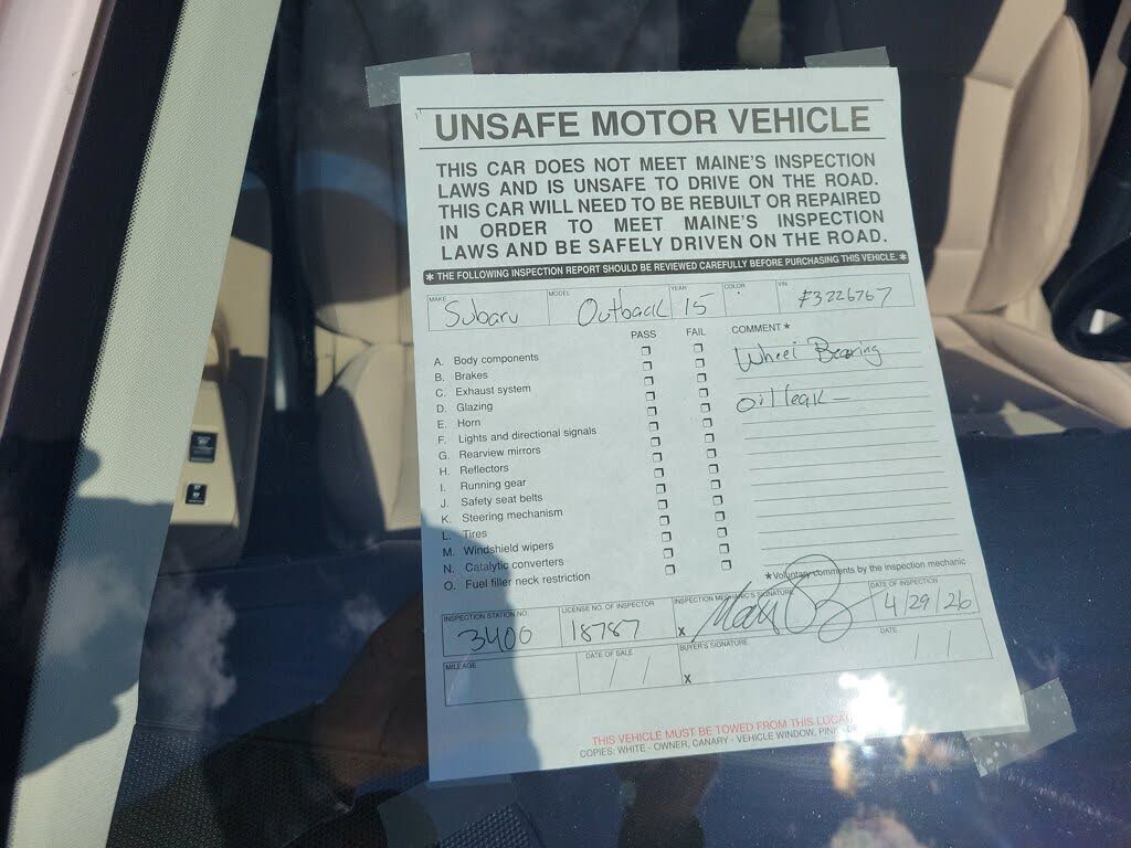 2015 Subaru Outback