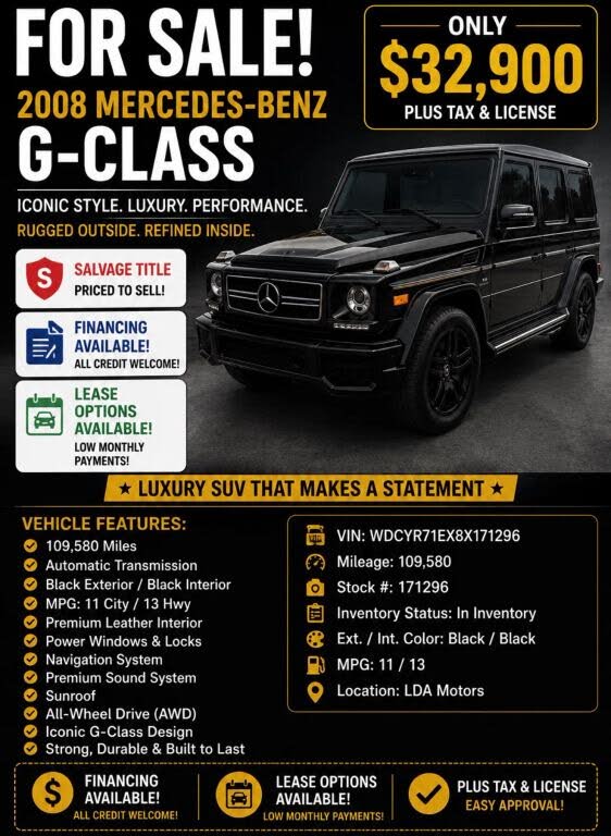 Mercedes-Benz G-Class Gen I Facelift 2 G 55 AMG