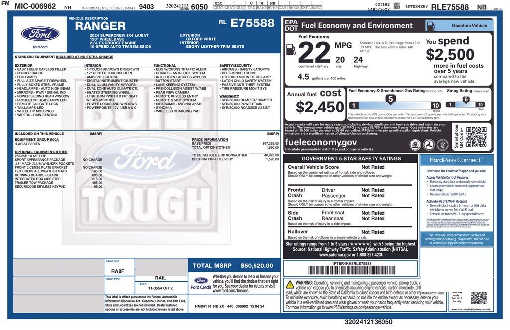 2024 Ford Ranger