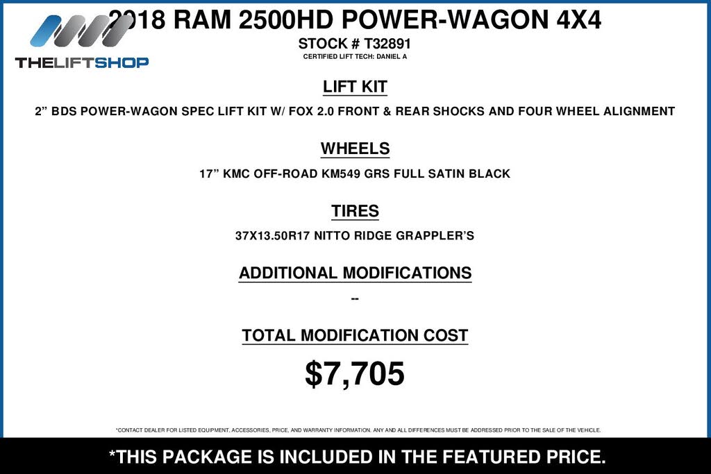 2018 Ram 2500
