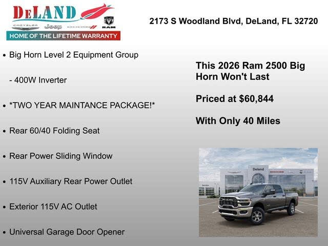 2026 Ram 2500