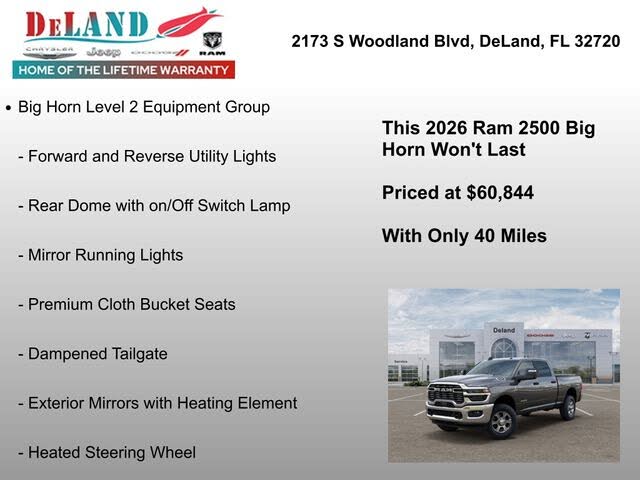 2026 Ram 2500
