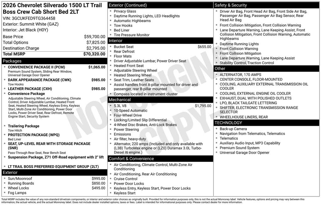 2026 Chevrolet Silverado 1500