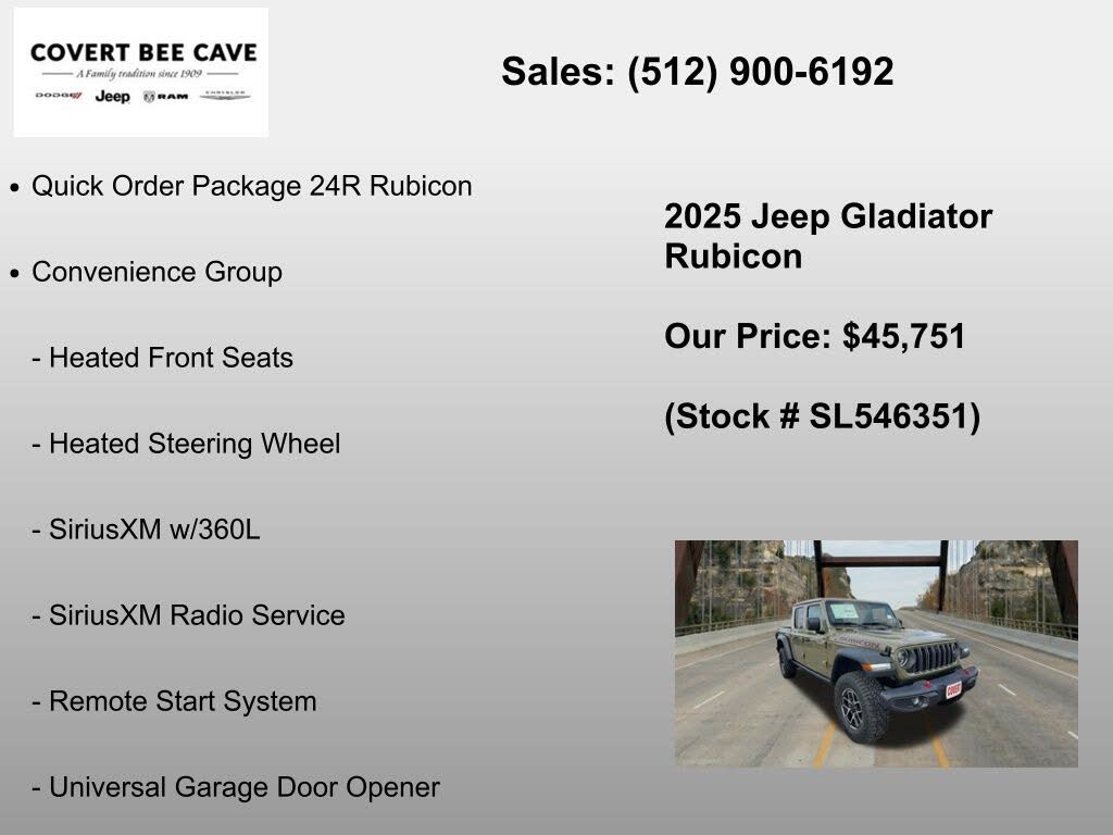 2025 Jeep Gladiator