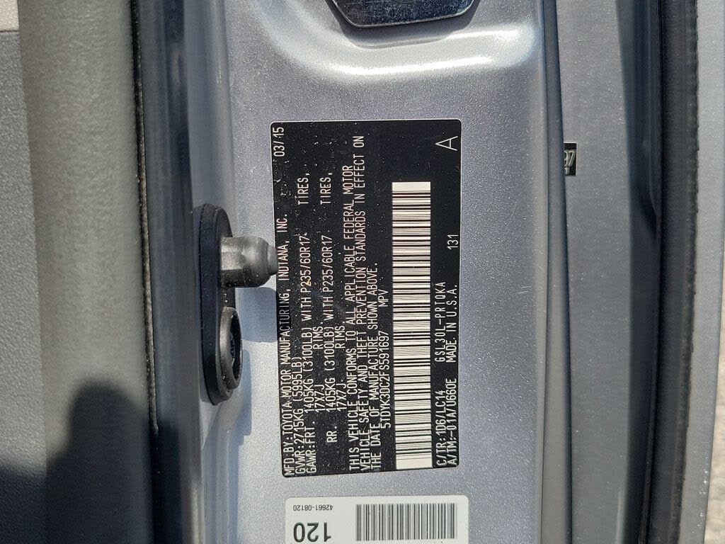 2015 Toyota Sienna