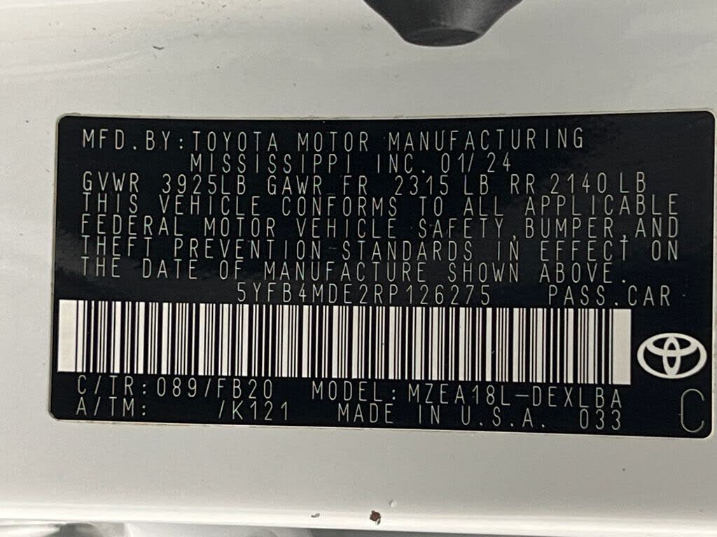 2024 Toyota Corolla